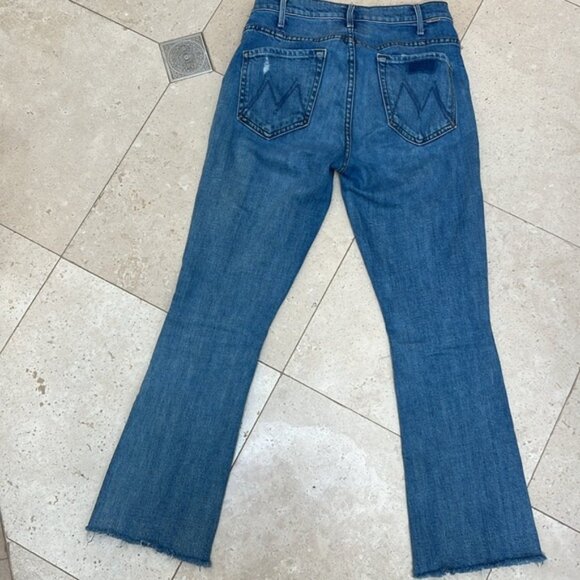 LIKE NEW Mother Superior The Hustler Ankle Fray Jeans in Crushing Hard - Picture 8 of 8